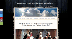 Desktop Screenshot of ourladyspromise.org